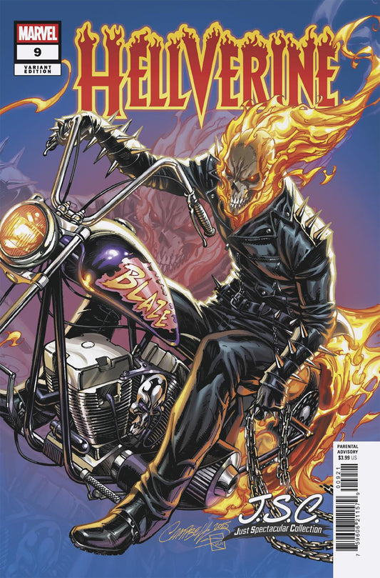 Hellverine #9 J. Scott Campbell Just Spectacular Collection Variant (VF/NM)