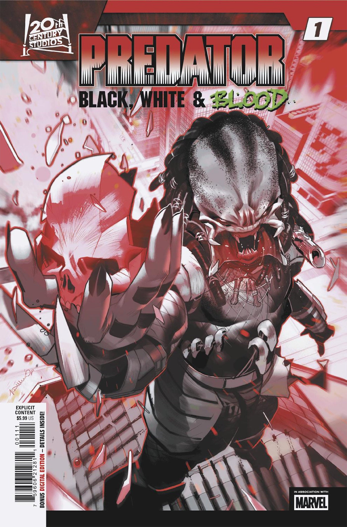 Predator: Black, White & Blood #1 (VF/NM)
