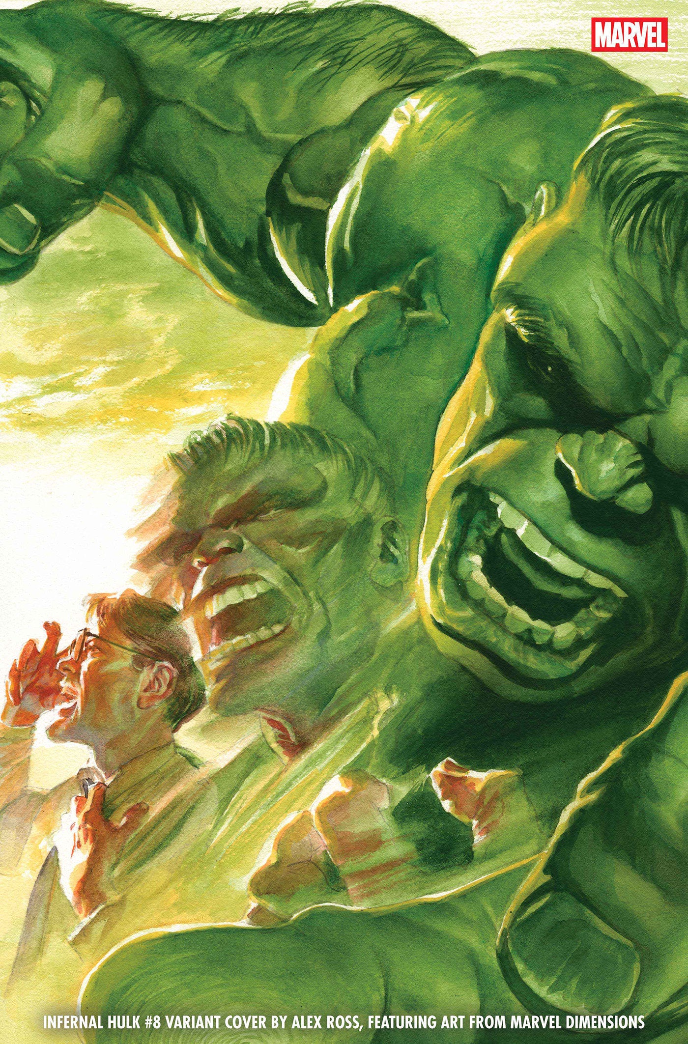 Infernal Hulk #8 Alex Ross Marvel Dimensions Variant (VF/NM)