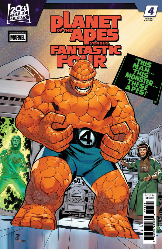 Planet Of The Apes vs. Fantastic Four #4 Paco Medina Homage Variant (VF/NM)