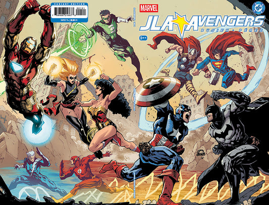 JLA/Avengers #1 Facsimile Edition Ryan Stegman Wraparound Variant (VF/NM)