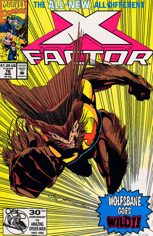 X-Factor #76 (VF-NM), Comic Book, Back Issue, buy comic books online, online comic book store canada, sell comic books, online, comic websites, comic store,  vintige comic books, comic book store guelph, comic book store, comic book store near me, Long Box Silver's Comics 