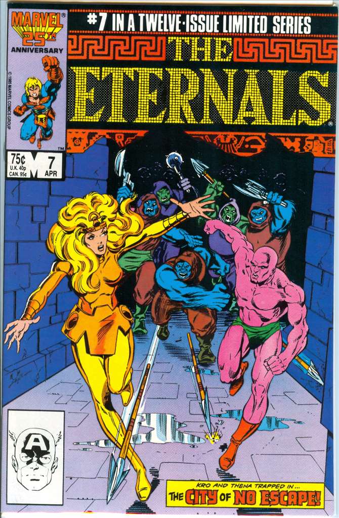 Eternals, The (Ltd. Series) #7, Comic Book, Back Issue, buy comics online, comic book store guelph, online comic book store, local comic shop, Long Box Silver's Comics