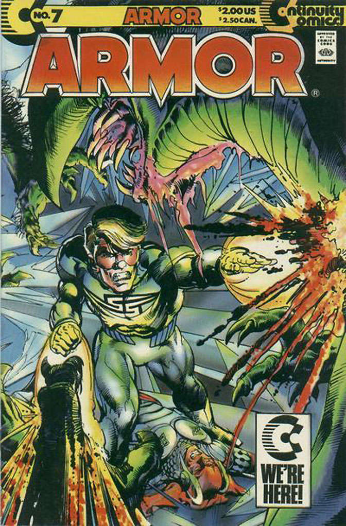 Armor #7 (VF), Comic Book, buy comic books online, online comic book store canada, sell comic books, online, comic websites, comic store,  vintige comic books, comic book store guelph, comic book store,  Long Box Silver's Comics 