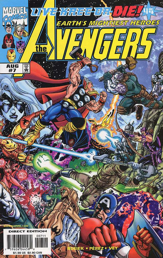 Avengers (Vol. 3) #7, Comic Book, Back Issue, buy comics online, comic book store guelph, online comic book store, local comic shop, Long Box Silver's Comics