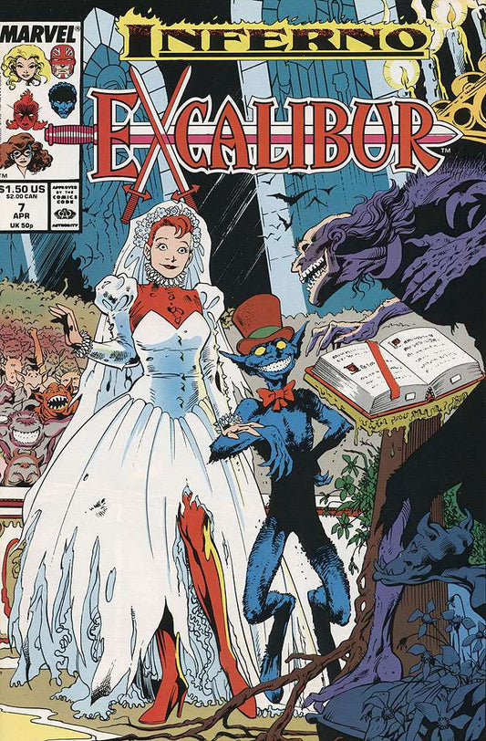 Excalibur #7, Comic Book, Back Issue, buy comic books online, order comics online, marvel comics, sell comic books, online, comic websites, comic store,  vintige comic books, comic book store guelph, comic book store, comic book store near me, Long Box Silver's Comic Book Store