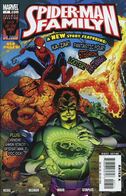 Spider-Man Family (2nd Series) #7 Very Fine to Near Mint, Comic Book, buy comic books online, online comic book store canada, sell comic books, online, comic websites, comic store,  vintige comic books, comic book store guelph, comic book store,  Long Box Silver's Comics 