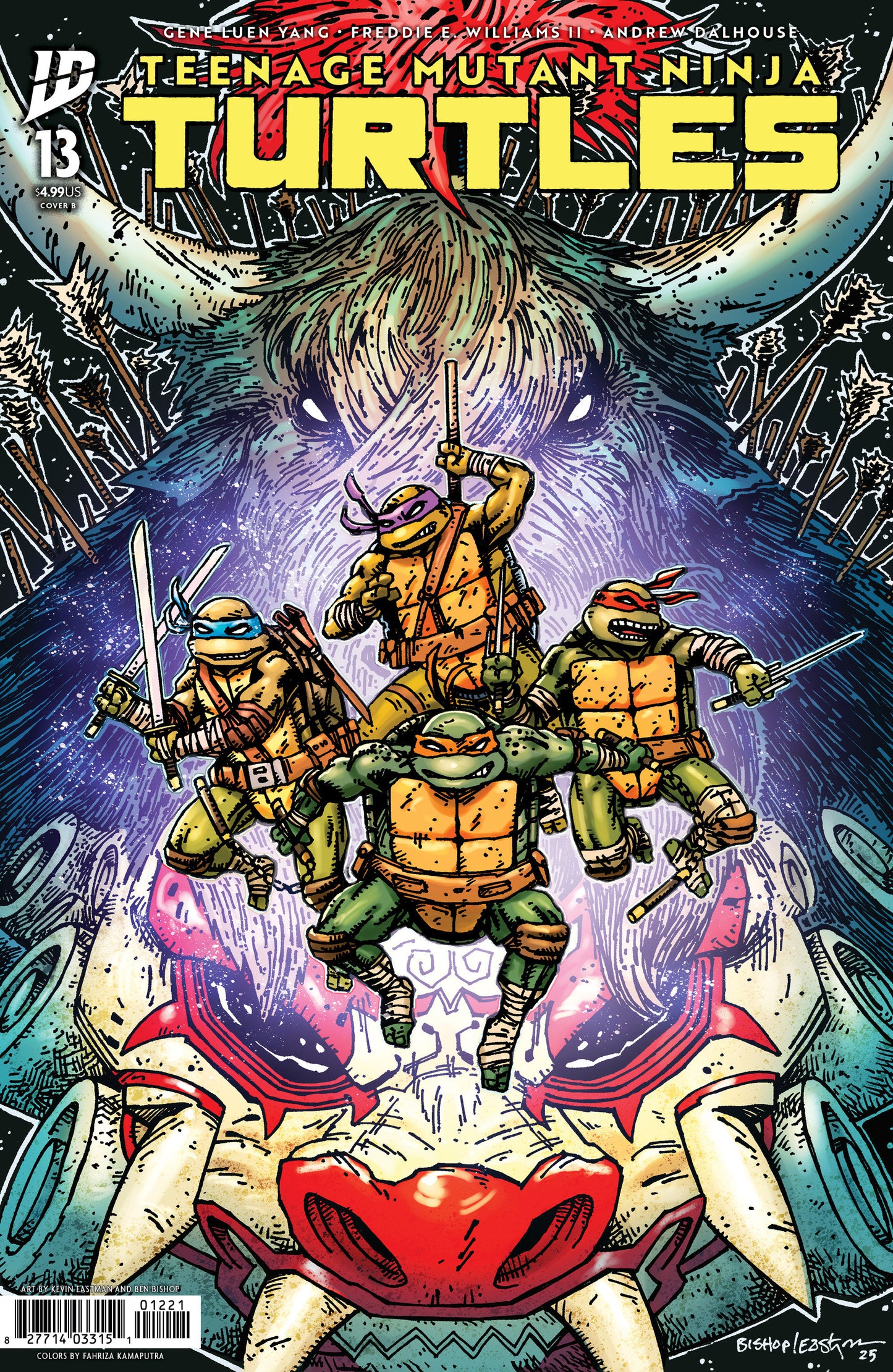 Teenage Mutant Ninja Turtles #13 Variant B (Eastman & Bishop) (VF/NM)