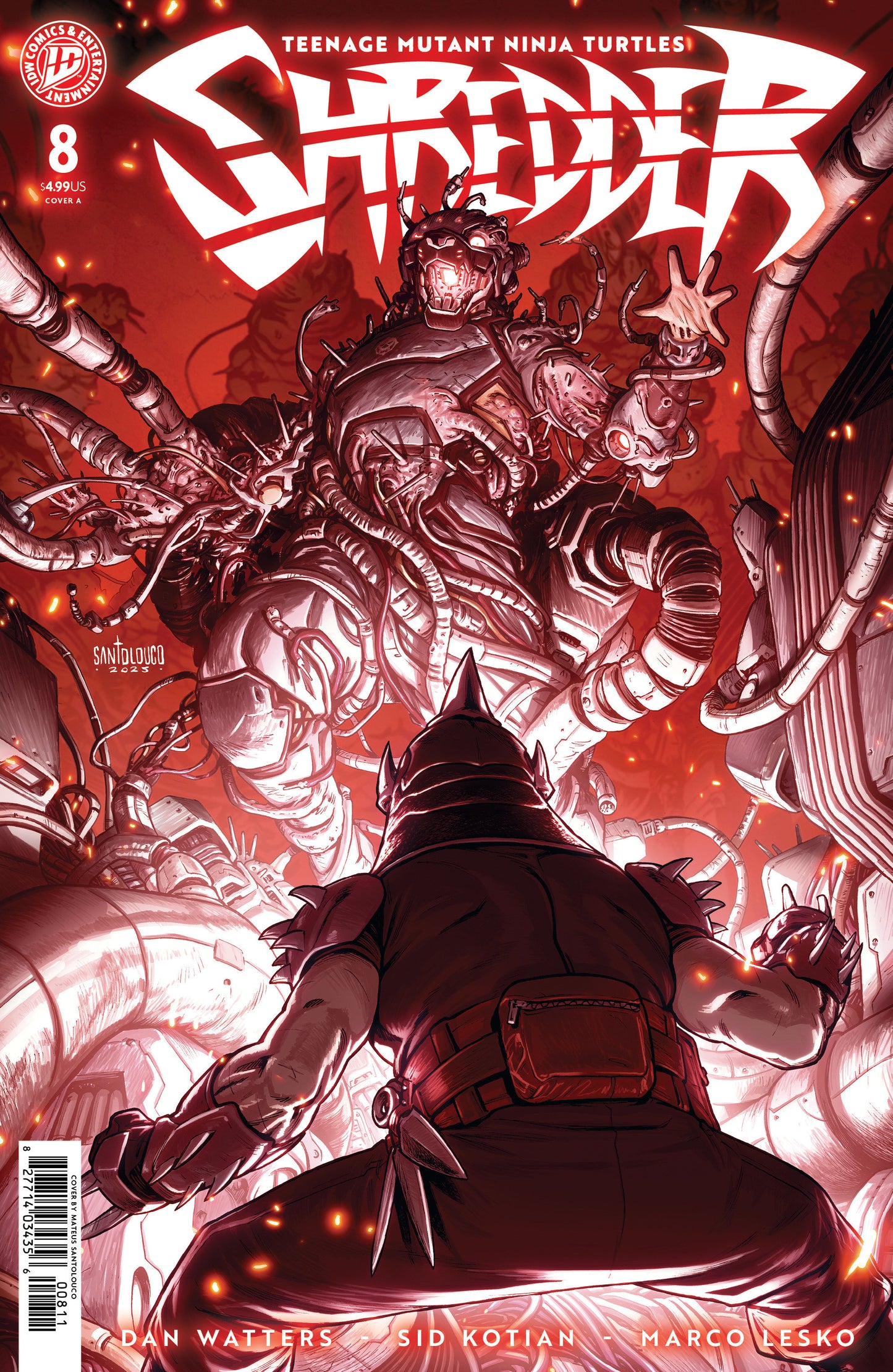 Teenage Mutant Ninja Turtles: Shredder #8 Cover A (Santolouco) (VF/NM)