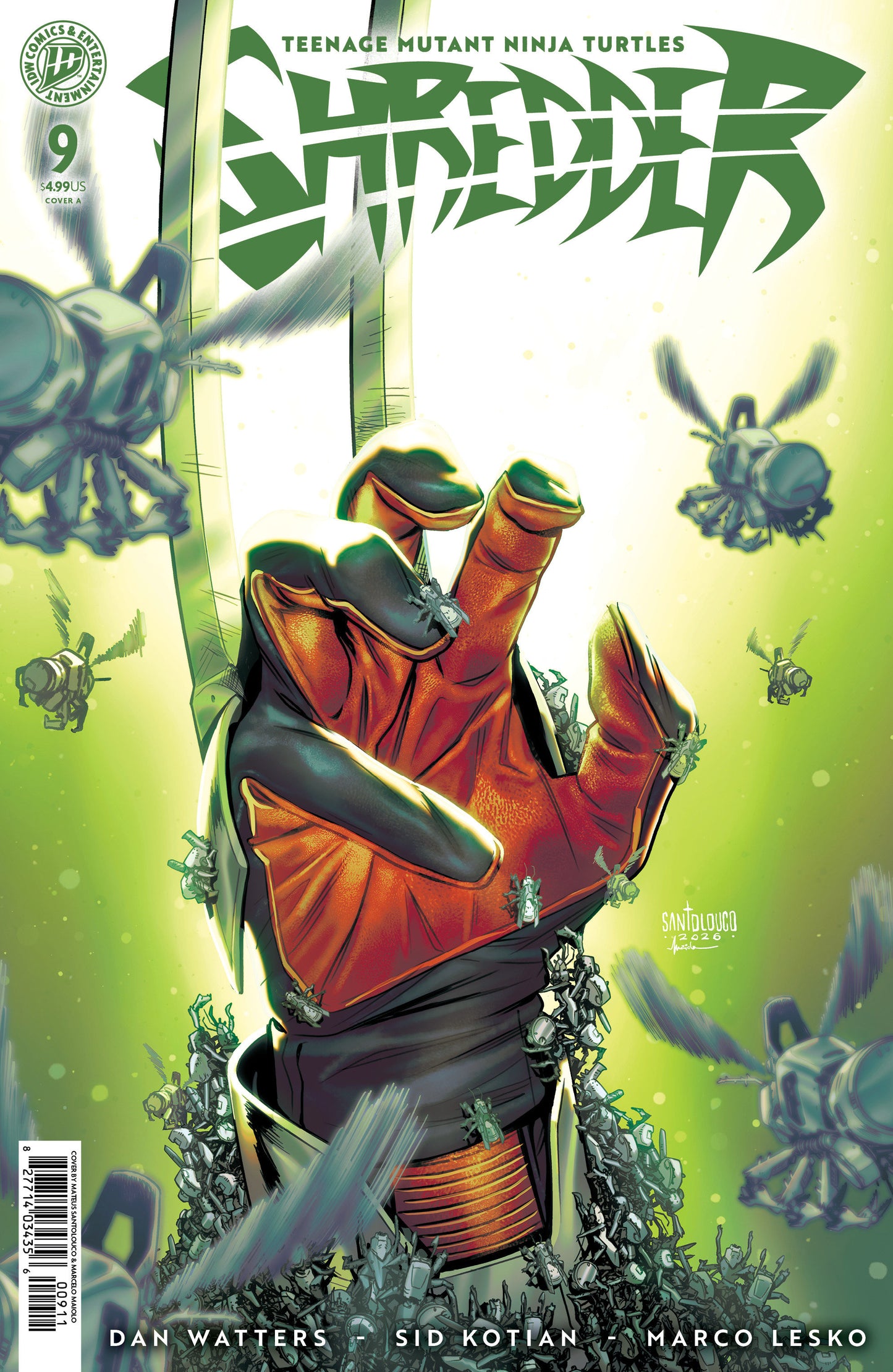 Teenage Mutant Ninja Turtles: Shredder #9 Cover A (Santolouco) (VF/NM)