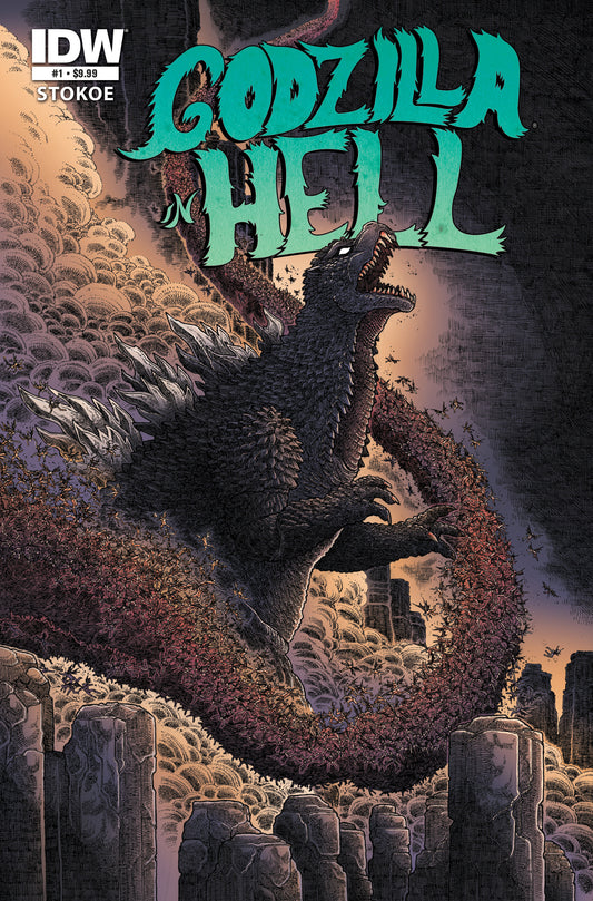 Godzilla 70th Anniversary Foil Classics: Godzilla In Hell #1 Cover A (Stokoe) (VF/NM)