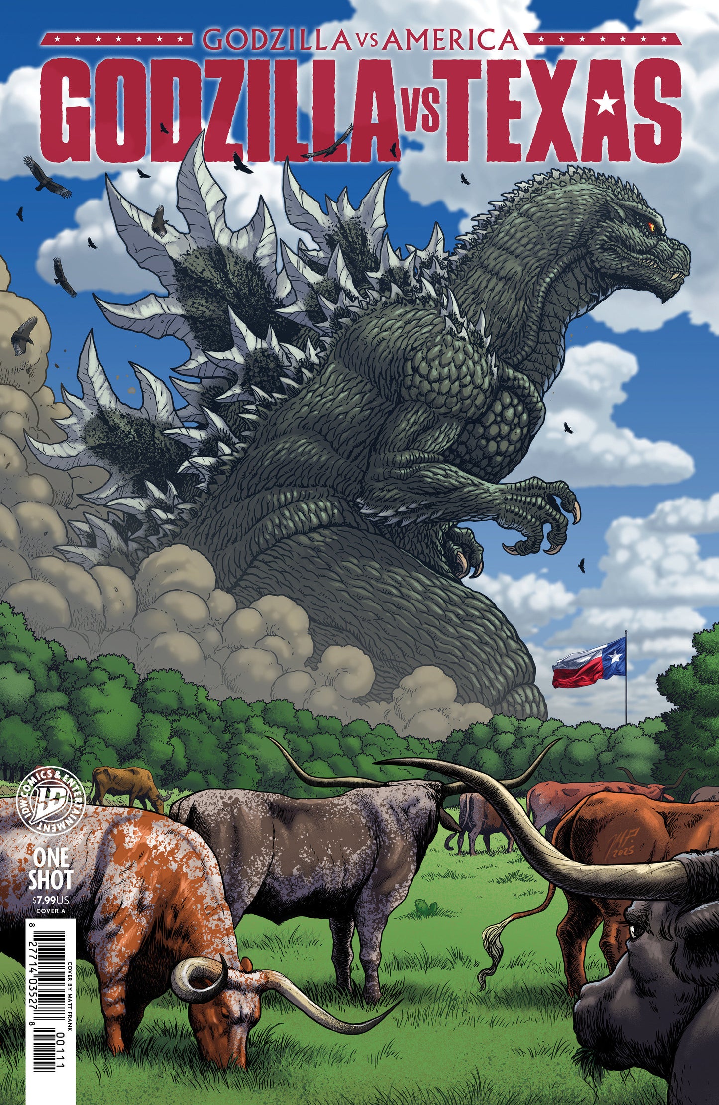 Godzilla vs. America: Texas Cover A (Frank) (VF/NM)