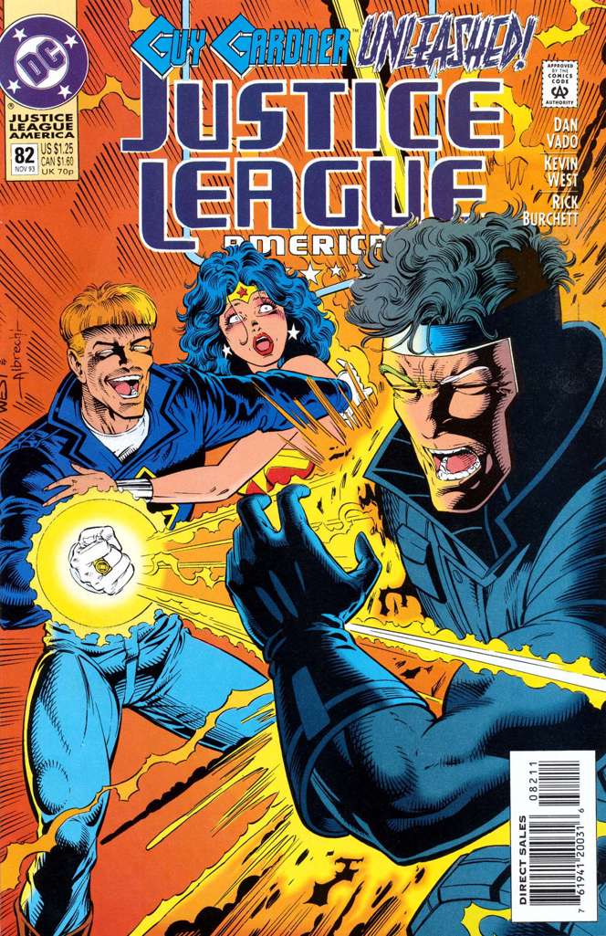 Justice League America #82 (VF-NM), Comic Book, Back Issue, buy comic books online, online comic book store canada, sell comic books, online, comic websites, comic store,  vintige comic books, comic book store guelph, comic book store, comic book store near me, Long Box Silver's Comics 