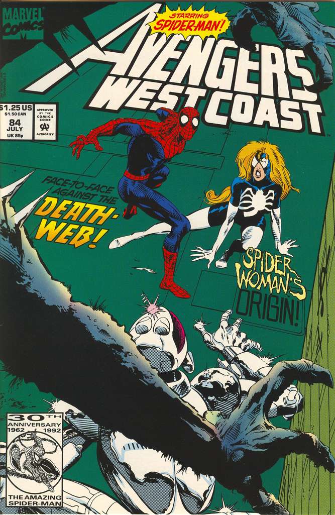 Avengers West Coast #84 (VF), Comic Book, Back Issue, buy comic books online, order comics online, marvel comics, sell comic books, online, comic websites, comic store,  vintige comic books, comic book store guelph, comic book store, comic book store near me, Long Box Silver's Comic Book Store