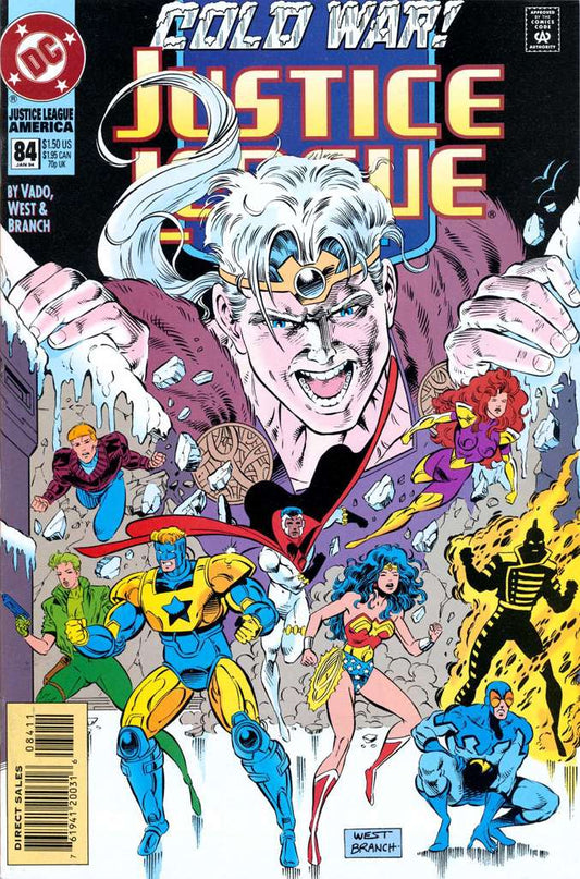 Justice League America #84 (VF-NM), Comic Book, Back Issue, buy comic books online, online comic book store canada, sell comic books, online, comic websites, comic store,  vintige comic books, comic book store guelph, comic book store, comic book store near me, Long Box Silver's Comics 