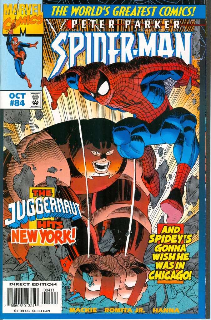 Spider-Man #84 (VF-NM), Comic Book, Back Issue, buy comic books online, online comic book store canada, sell comic books, online, comic websites, comic store,  vintige comic books, comic book store guelph, comic book store, comic book store near me, Long Box Silver's Comics 