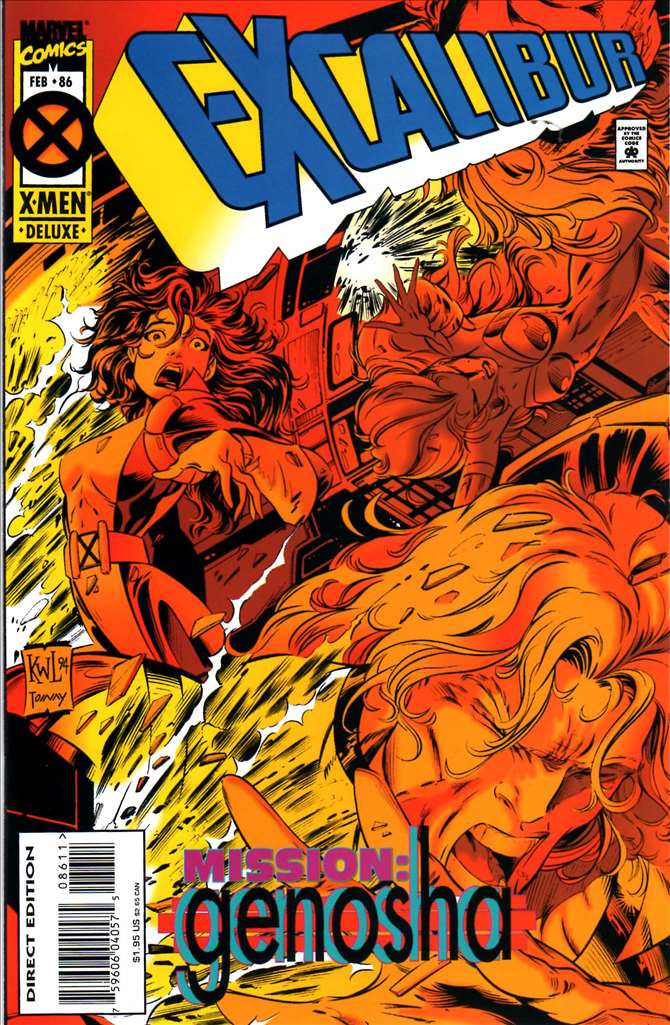 Excalibur #86/Dlx, Comic Book, Back Issue, buy comic books online, order comics online, marvel comics, sell comic books, online, comic websites, comic store,  vintige comic books, comic book store guelph, comic book store, comic book store near me, Long Box Silver's Comic Book Store