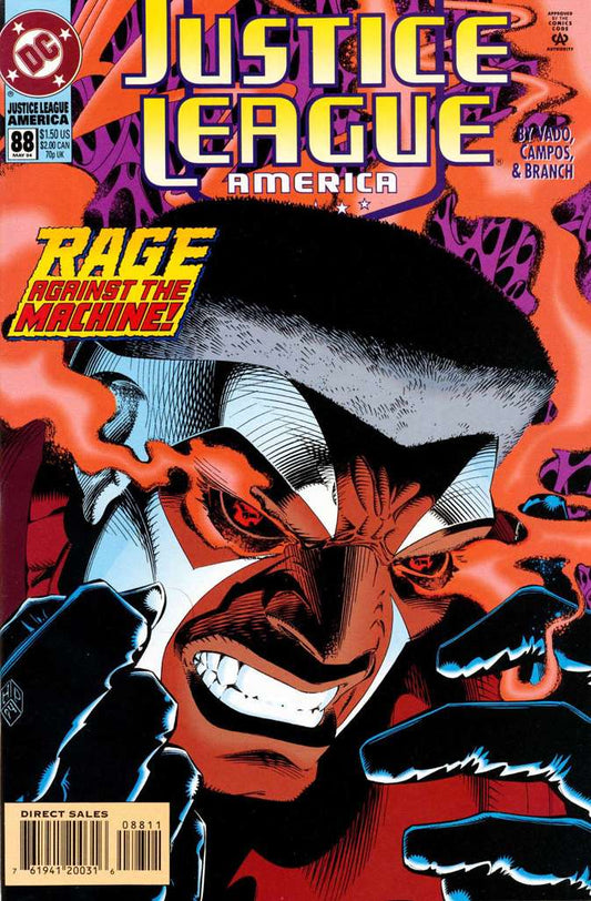 Justice League America #88 (VF-NM), Comic Book, Back Issue, buy comic books online, online comic book store canada, sell comic books, online, comic websites, comic store,  vintige comic books, comic book store guelph, comic book store, comic book store near me, Long Box Silver's Comics 