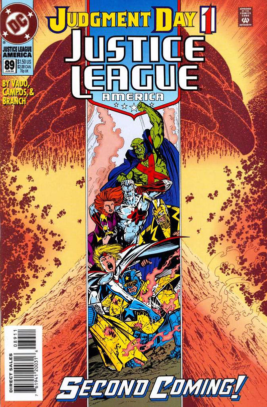 Justice League America #89 (VF-NM), Comic Book, Back Issue, buy comic books online, online comic book store canada, sell comic books, online, comic websites, comic store,  vintige comic books, comic book store guelph, comic book store, comic book store near me, Long Box Silver's Comics 