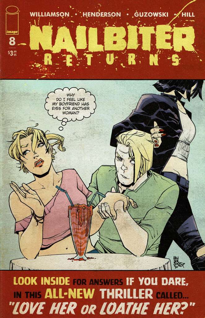 Nailbiter Returns #8 Very Fine to Near Mint, Comic Book, Back Issue, buy comic books online, online comic book store canada, sell comic books, online, comic websites, comic store,  vintige comic books, comic book store guelph, comic book store, comic book store near me, Long Box Silver's Comics 