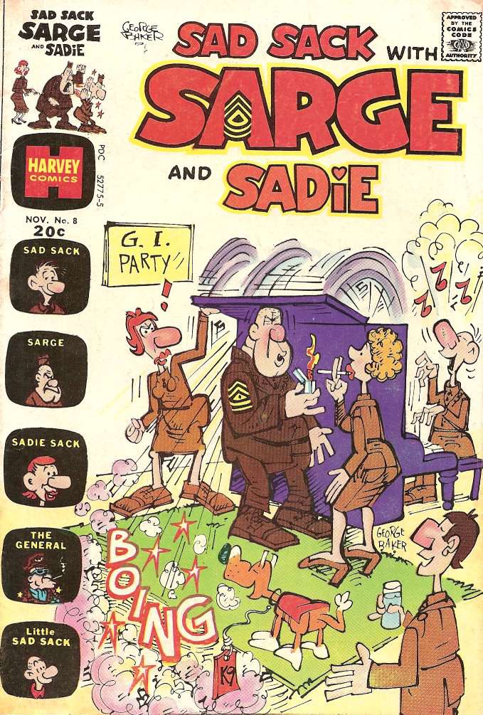 Sad Sack with Sarge & Sadie #8 (G), Comic Book, buy comic books online, online comic book store canada, sell comic books, online, comic websites, comic store,  vintige comic books, comic book store guelph, comic book store,  Long Box Silver's Comics