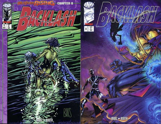 Backlash #8 (VF-NM), Comic Book, Back Issue, buy comic books online, online comic book store canada, sell comic books, online, comic websites, comic store,  vintige comic books, comic book store guelph, comic book store, comic book store near me, Long Box Silver's Comics 