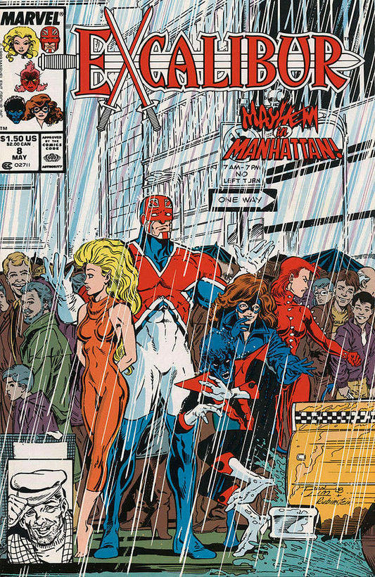 Excalibur #8 (VF-NM), Comic Book, Back Issue, buy comic books online, online comic book store canada, sell comic books, online, comic websites, comic store,  vintige comic books, comic book store guelph, comic book store, comic book store near me, Long Box Silver's Comics 