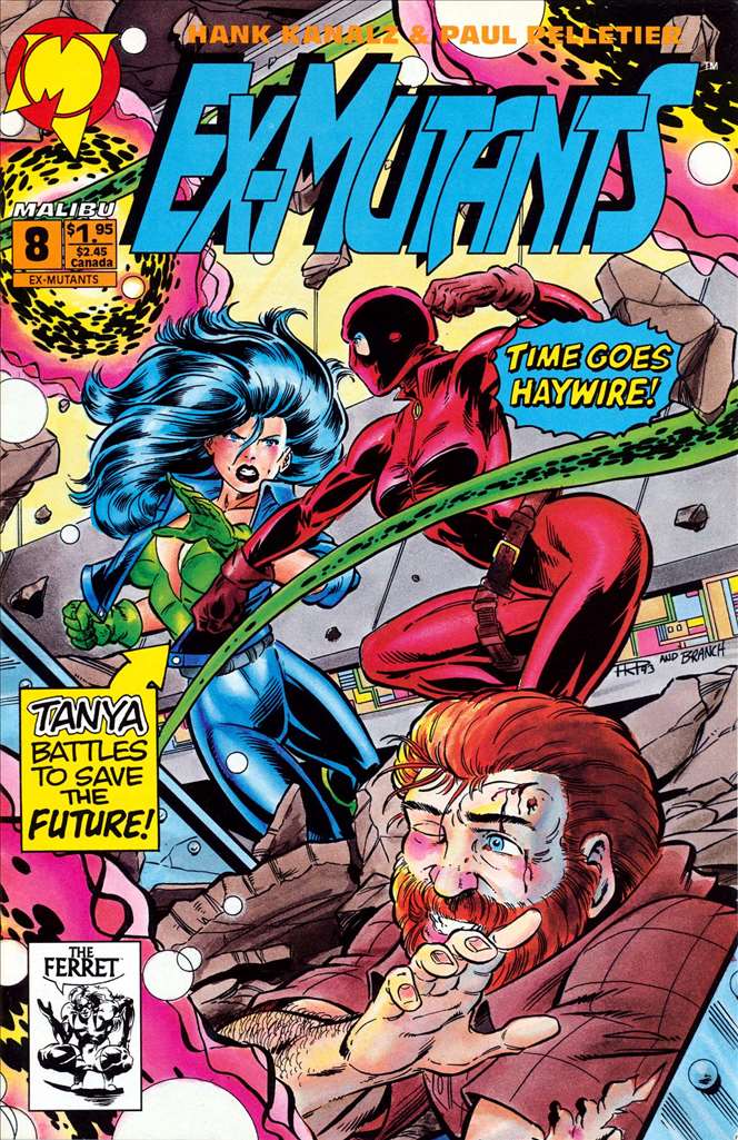 Ex-Mutants (Malibu) #8, Comic Book, Back Issue, buy comic books online, order comics online, marvel comics, sell comic books, online, comic websites, comic store,  vintige comic books, comic book store guelph, comic book store, comic book store near me, Long Box Silver's Comic Book Store