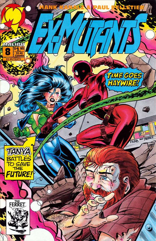 Ex-Mutants (Malibu) #8, Comic Book, Back Issue, buy comic books online, order comics online, marvel comics, sell comic books, online, comic websites, comic store,  vintige comic books, comic book store guelph, comic book store, comic book store near me, Long Box Silver's Comic Book Store