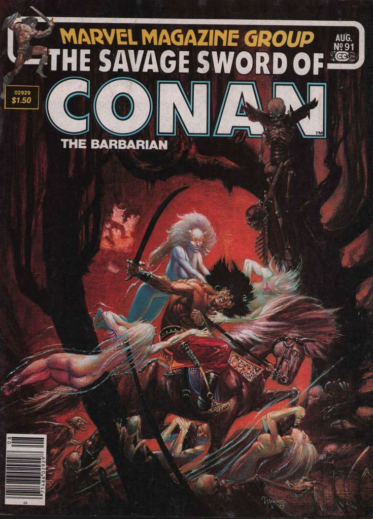 Savage Sword of Conan #91/NS (VF), Comic Book, buy comic books online, online comic book store canada, sell comic books, online, comic websites, comic store,  vintige comic books, comic book store guelph, comic book store,  Long Box Silver's Comics 