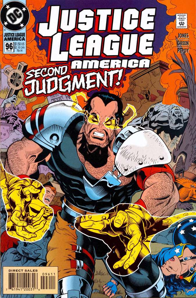 Justice League America #96 (VF-NM), Comic Book, Back Issue, buy comic books online, online comic book store canada, sell comic books, online, comic websites, comic store,  vintige comic books, comic book store guelph, comic book store, comic book store near me, Long Box Silver's Comics 