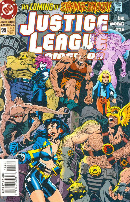 Justice League America #99 (VF-NM), Comic Book, Back Issue, buy comic books online, online comic book store canada, sell comic books, online, comic websites, comic store,  vintige comic books, comic book store guelph, comic book store, comic book store near me, Long Box Silver's Comics 