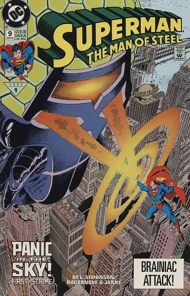 Superman: The Man of Steel #9, DC Comics, Comic Book, Back Issue, buy comics online, comic book store guelph, online comic book store, local comic shop, Long Box Silver's Comics