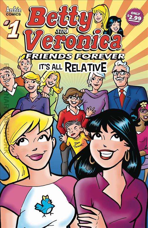 Betty and Veronica Friends Forever: It’s All Relative #9, Comic Book, Back Issue, buy comic books online, order comics online, marvel comics, sell comic books, online, comic websites, comic store,  vintige comic books, comic book store guelph, comic book store, comic book store near me, Long Box Silver's Comic Book Store