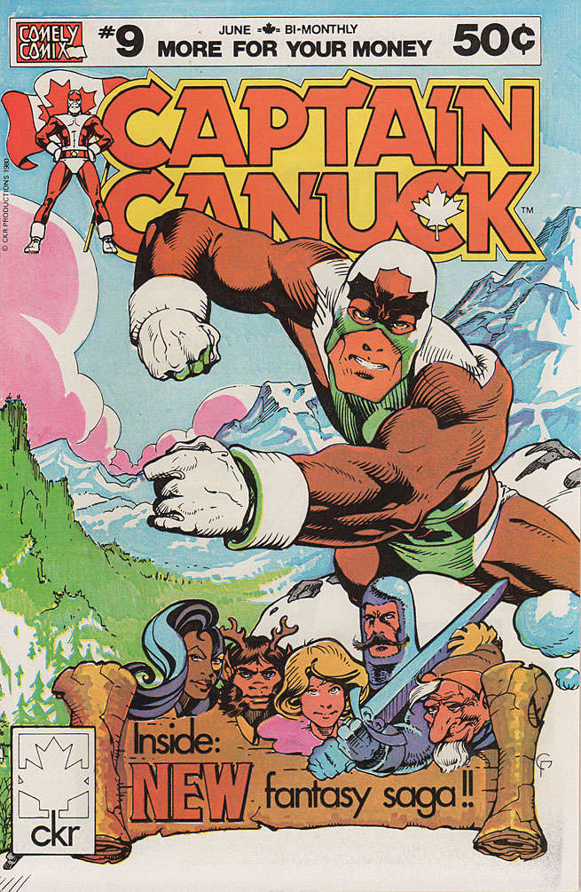 Captain Canuck #9 (VF), Comic Book, buy comic books online, online comic book store canada, sell comic books, online, comic websites, comic store,  vintige comic books, comic book store guelph, comic book store,  Long Box Silver's Comics 