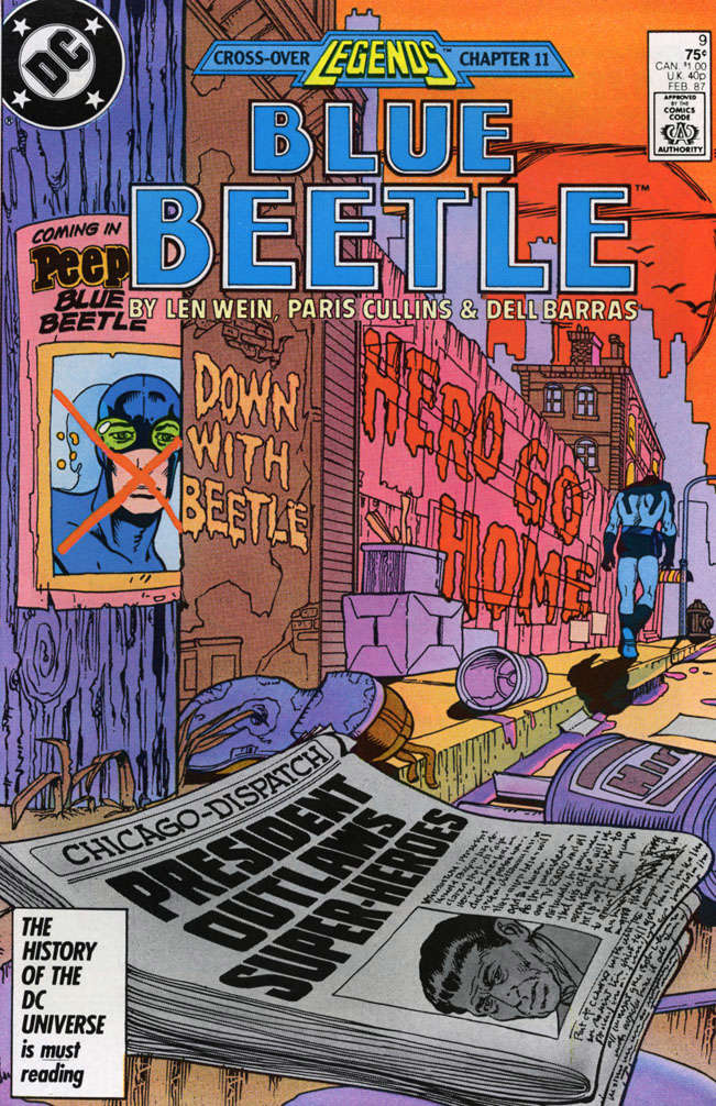Blue Beetle (3rd Series) #9 (VF-NM), Comic Book, buy comic books online, online comic book store canada, sell comic books, online, comic websites, comic store,  vintige comic books, comic book store guelph, comic book store,  Long Box Silver's Comics 