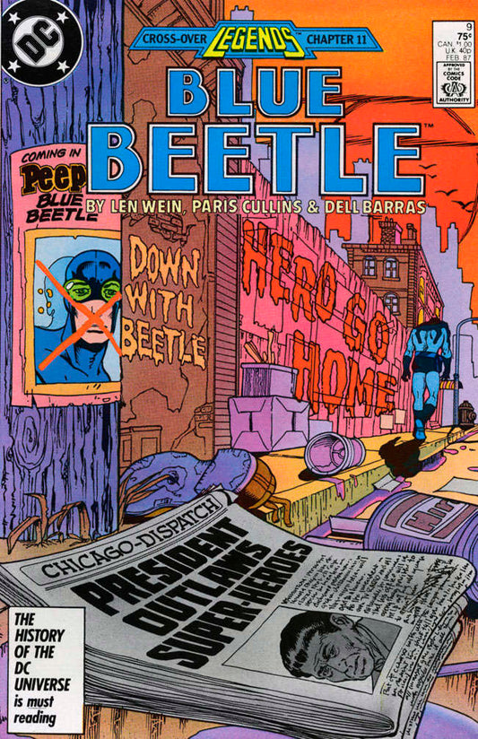 Blue Beetle (3rd Series) #9 (VF-NM), Comic Book, buy comic books online, online comic book store canada, sell comic books, online, comic websites, comic store,  vintige comic books, comic book store guelph, comic book store,  Long Box Silver's Comics 