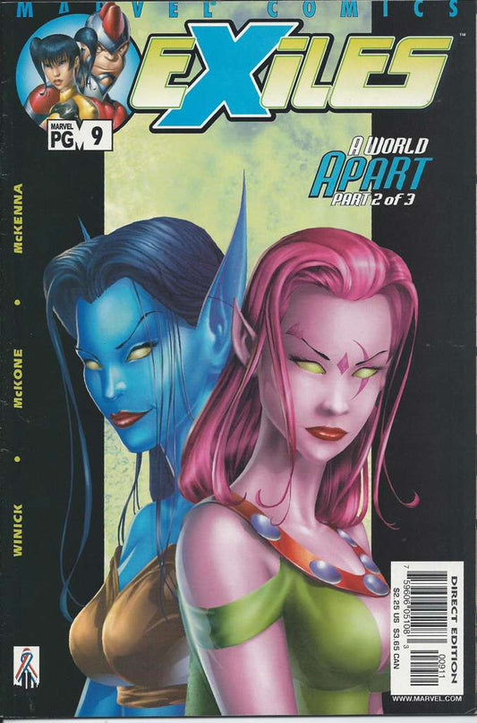 Exiles (Marvel) #9 (VF-NM), Comic Book, Back Issue, buy comic books online, online comic book store canada, sell comic books, online, comic websites, comic store,  vintige comic books, comic book store guelph, comic book store, comic book store near me, Long Box Silver's Comics 