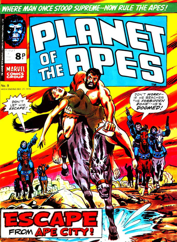 Planet of the Apes (Marvel UK) #9 (VF), Comic Book, buy comic books online, online comic book store canada, sell comic books, online, comic websites, comic store,  vintige comic books, comic book store guelph, comic book store,  Long Box Silver's Comics