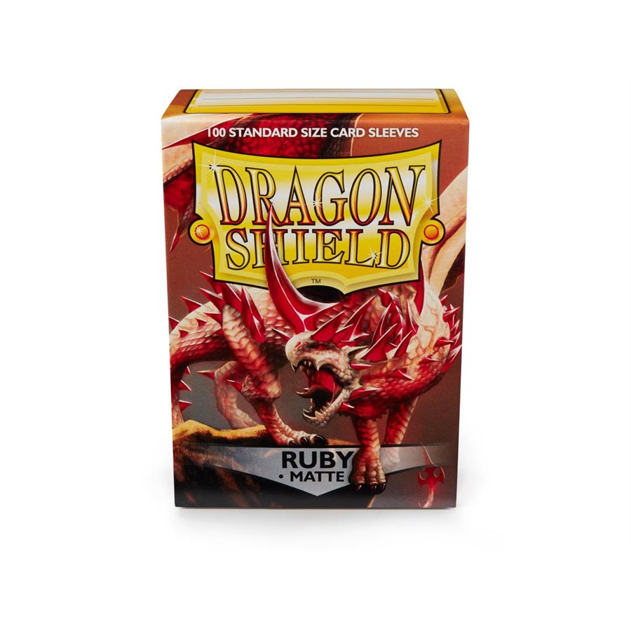 Dragon Shield Ruby 100ct Sleeves (Matte)