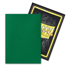 Dragon Shield DUAL Might (Green) 100ct Sleeves (Matte)