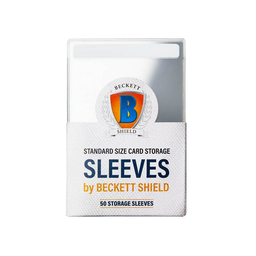 Beckett Shield Standard Card Storage Sleeves, 50ct