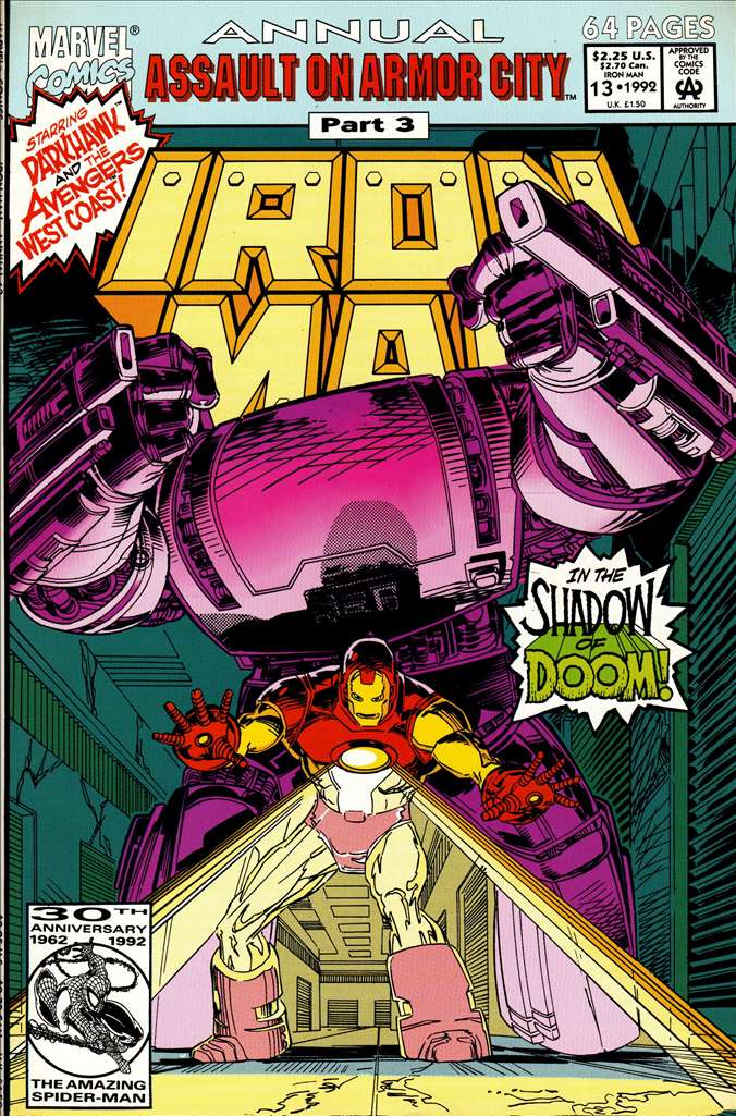 Iron Man (1st Series) #Anl 13, Comic Book, Back Issue, buy comics online, comic book store guelph, online comic book store, local comic shop, Long Box Silver's Comics