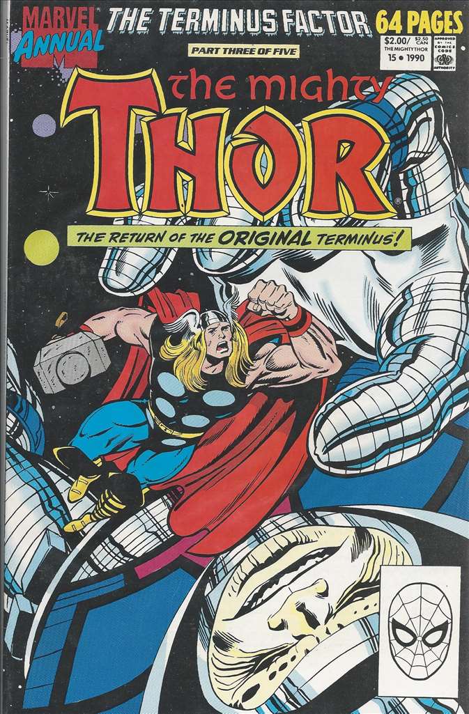 The Mighty Thor (Fine) #Anl 15, Comic Book, Back Issue, buy comic books online, order comics online, marvel comics, sell comic books, online, comic websites, comic store,  vintige comic books, comic book store guelph, comic book store, comic book store near me, Long Box Silver's Comic Book Store