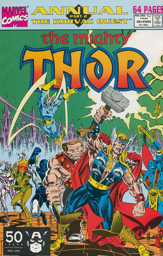 The Mighty Thor #Anl 16, Comic Book, Back Issue, buy comic books online, order comics online, marvel comics, sell comic books, online, comic websites, comic store,  vintige comic books, comic book store guelph, comic book store, comic book store near me, Long Box Silver's Comic Book Store