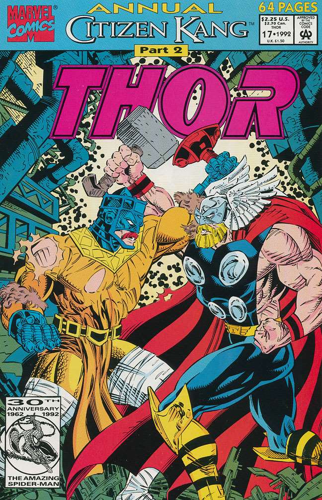 The Mighty Thor #Anl 17, Comic Book, Back Issue, buy comic books online, order comics online, marvel comics, sell comic books, online, comic websites, comic store,  vintige comic books, comic book store guelph, comic book store, comic book store near me, Long Box Silver's Comic Book Store