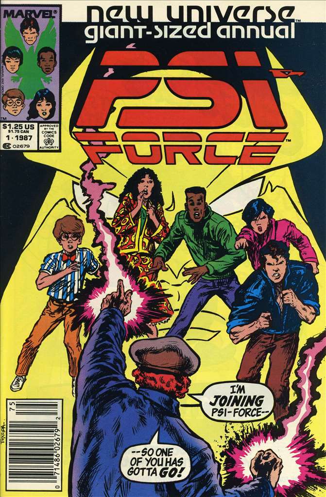 Psi-Force #Anl 1, Comic Book, Back Issue, buy comic books online, order comics online, marvel comics, sell comic books, online, comic websites, comic store,  vintige comic books, comic book store guelph, comic book store, comic book store near me, Long Box Silver's Comic Book Store