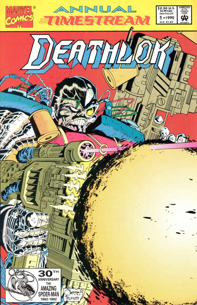 Deathlok (2nd Series) #Anl 1 (VF-NM), Comic Book, Back Issue, buy comic books online, online comic book store canada, sell comic books, online, comic websites, comic store,  vintige comic books, comic book store guelph, comic book store, comic book store near me, Long Box Silver's Comics 