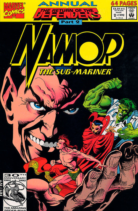 Namor, The Sub-Mariner #Anl 2 (VF), Comic Book, Back Issue, buy comic books online, online comic book store canada, sell comic books, online, comic websites, comic store,  vintige comic books, comic book store guelph, comic book store, comic book store near me, Long Box Silver's Comics 