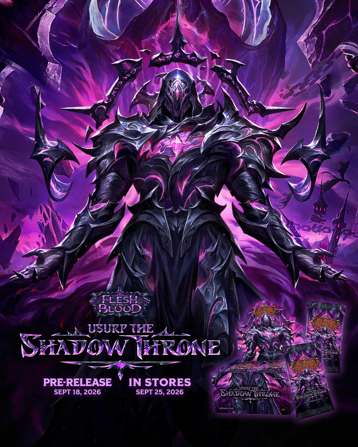 Flesh & Blood Pre-Release Kit — Usurp the Shadow Throne